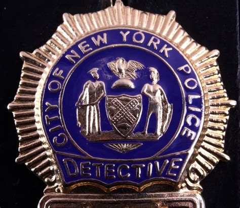 new york police detective badge.